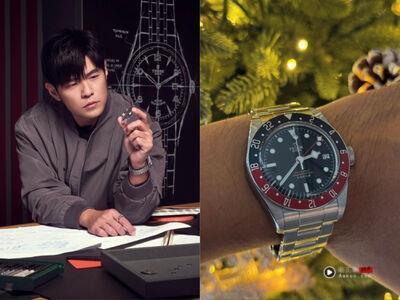 周杰伦的圣诞表有“世界时光机”字样　三方联名帝舵表抢头香