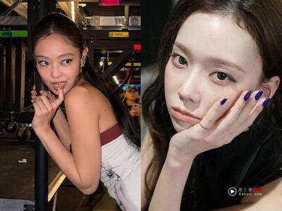 2025女团同款美甲范本！Jennie酒红法式超性感、Winter蓝色系出镜率最高