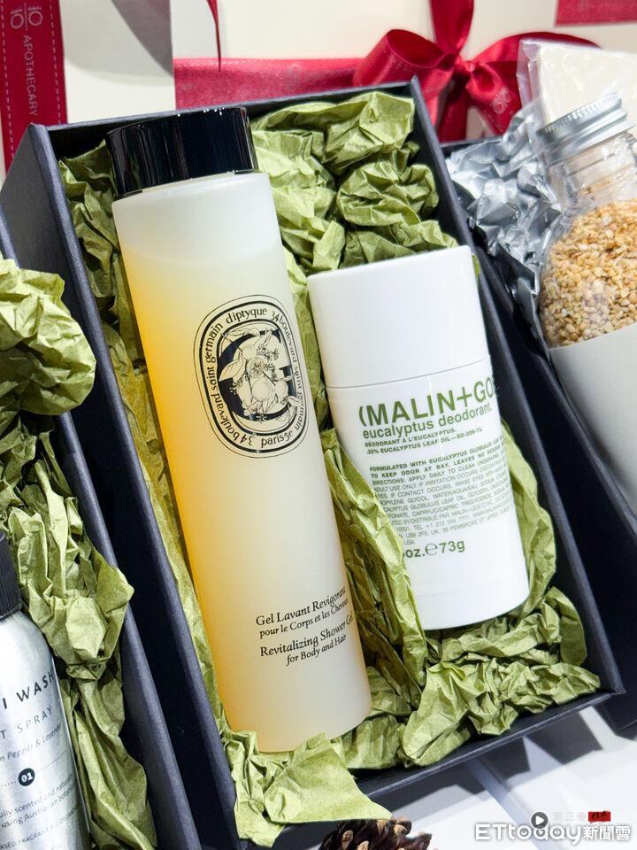 EVE LOM,uka,1010 APOTHECARY,Diptyque,(MALIN+GOETZ),香氛,香水,送礼,圣诞节,圣诞,交换礼物。（图／记者李薇摄）