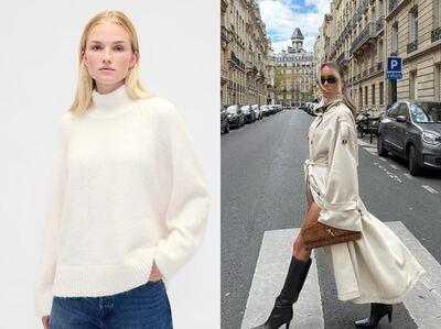 2026年度Pantone色“云舞白”必收清单　大衣、毛衣到平底鞋一秒高级
