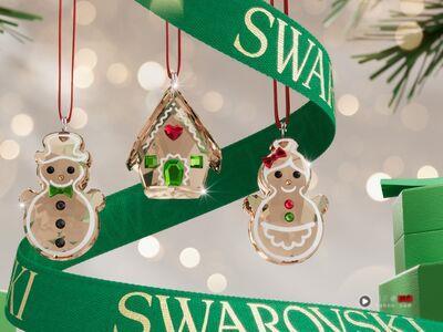 施华洛世奇圣诞挂饰摆件萌翻　年度限定款必收