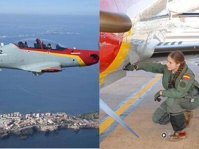 西班牙未来女王允文允武　20岁完成空军单飞任务