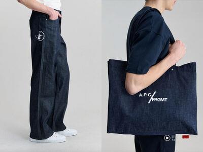 A.P.C.联手FRGMT再推话题系列！从工装外套到托特包　根本低调潮人制服