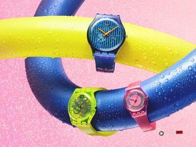 Swatch水果色调表迎盛夏　透视面盘秀玩心