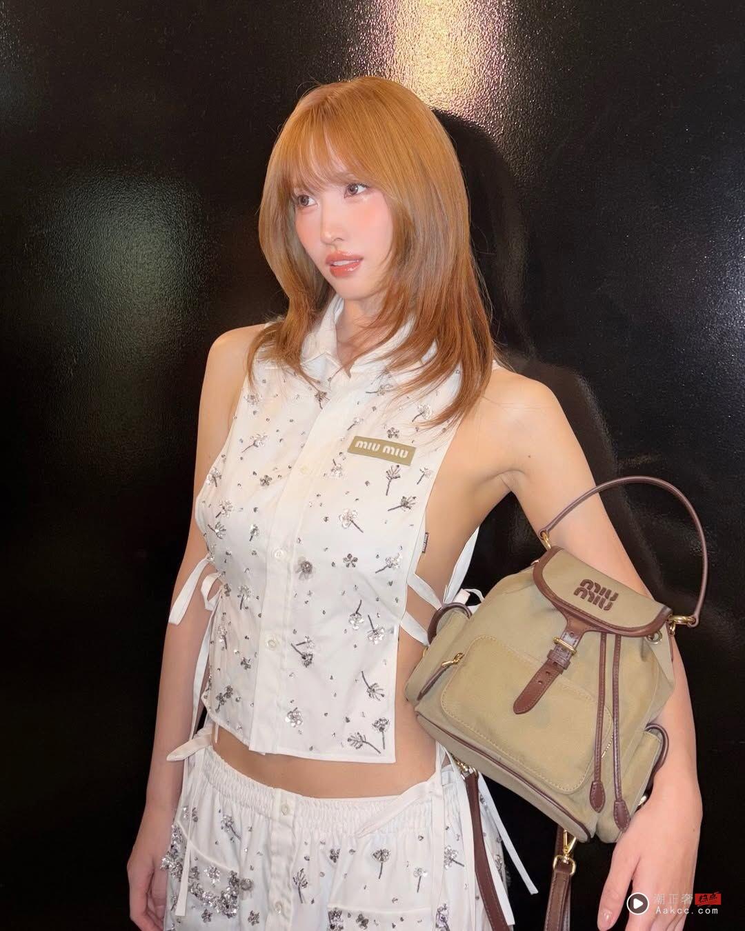 TWICE Momo超辣白衬衫侧空美照!一身Miu Miu造型美成仙气洋娃娃 内容图1 潮正奢/潮品文/潮臻社-实时追踪全球最新奢侈品牌新闻资讯的官网站! ▲▼ momo 。(图/翻摄自IG)
