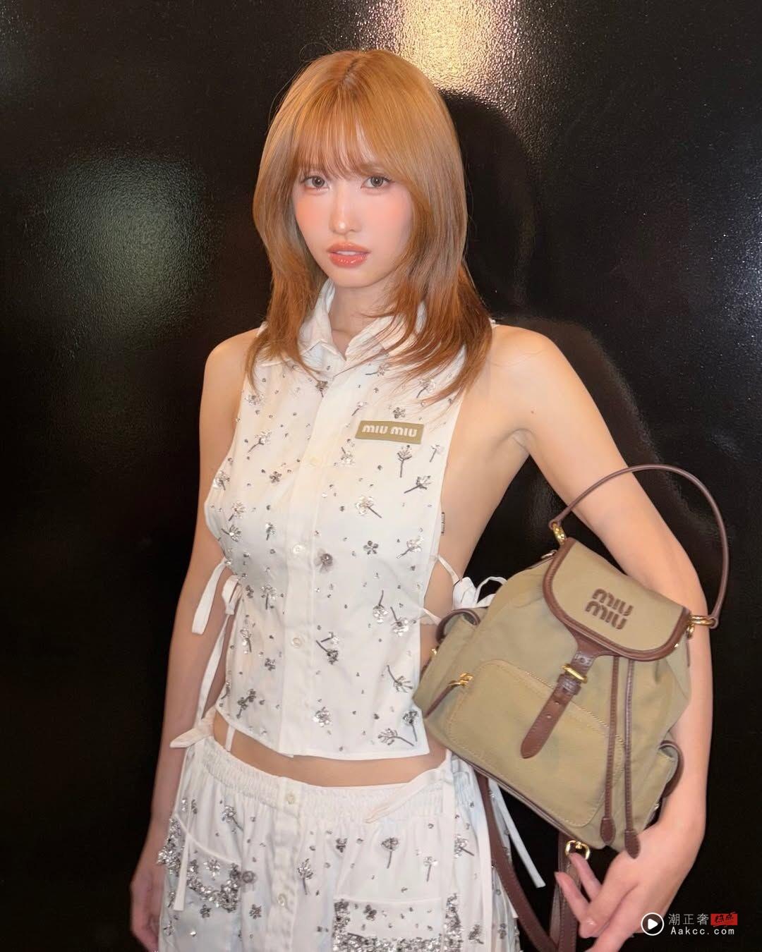 TWICE Momo超辣白衬衫侧空美照!一身Miu Miu造型美成仙气洋娃娃 内容图2 潮正奢/潮品文/潮臻社-实时追踪全球最新奢侈品牌新闻资讯的官网站! ▲▼ momo 。(图/翻摄自IG)