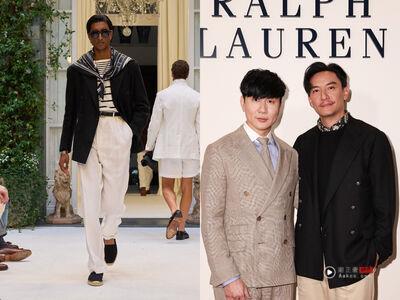米兰男装周／张震贵公子造型同框林俊杰！Ralph Lauren把游艇假期搬上大秀