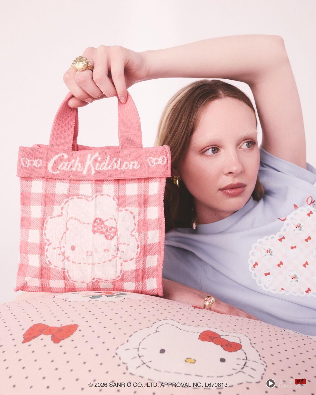 Hello Kitty走进英伦花园!联名Cath Kidston印花针织提袋、珍珠包美翻 内容图2 潮正奢/潮品文/潮臻社-实时追踪全球最新奢侈品牌新闻资讯的官网站! ▲▼联名 。(图/品牌提供)